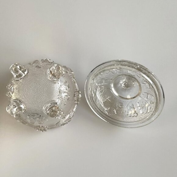 VINTAGE JEANNETTE GLASS CANDY DISH - Picture 2 of 7